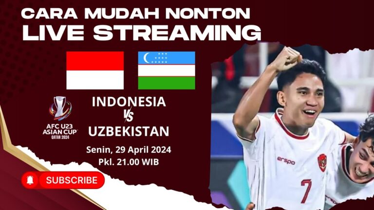 LiveStreaming Indonesia vs Uzbekistan U-23 Semifinal Piala Qatar