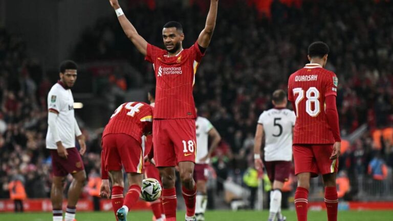 Liverpool Menyingkirkan West Ham Dari Piala Carabao 2024